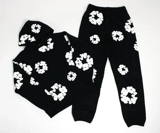 Demin Tears Hoodie-Set