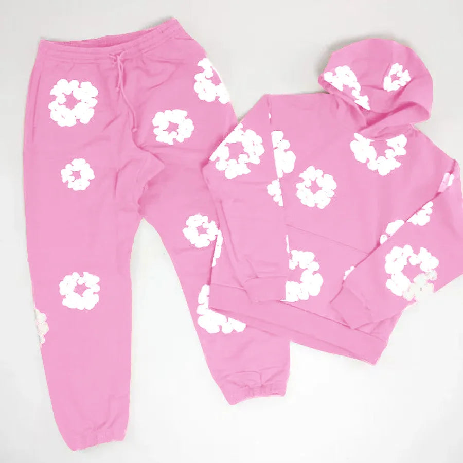 Demin Tears Hoodie-Set