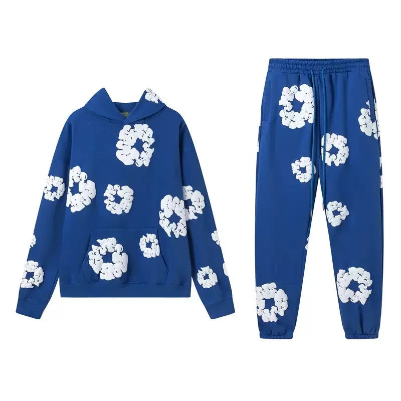 Demin Tears Hoodie-Set