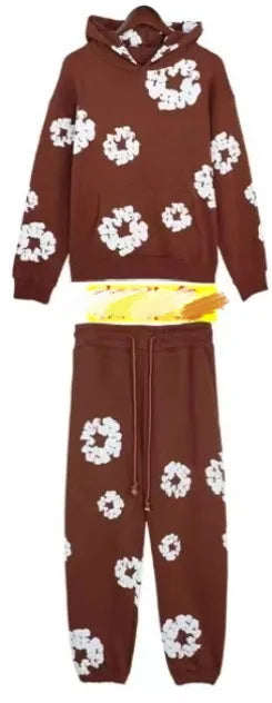 Demin Tears Hoodie-Set