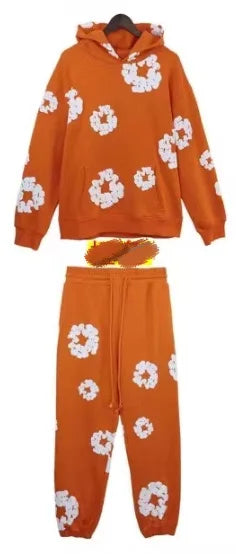 Demin Tears Hoodie-Set
