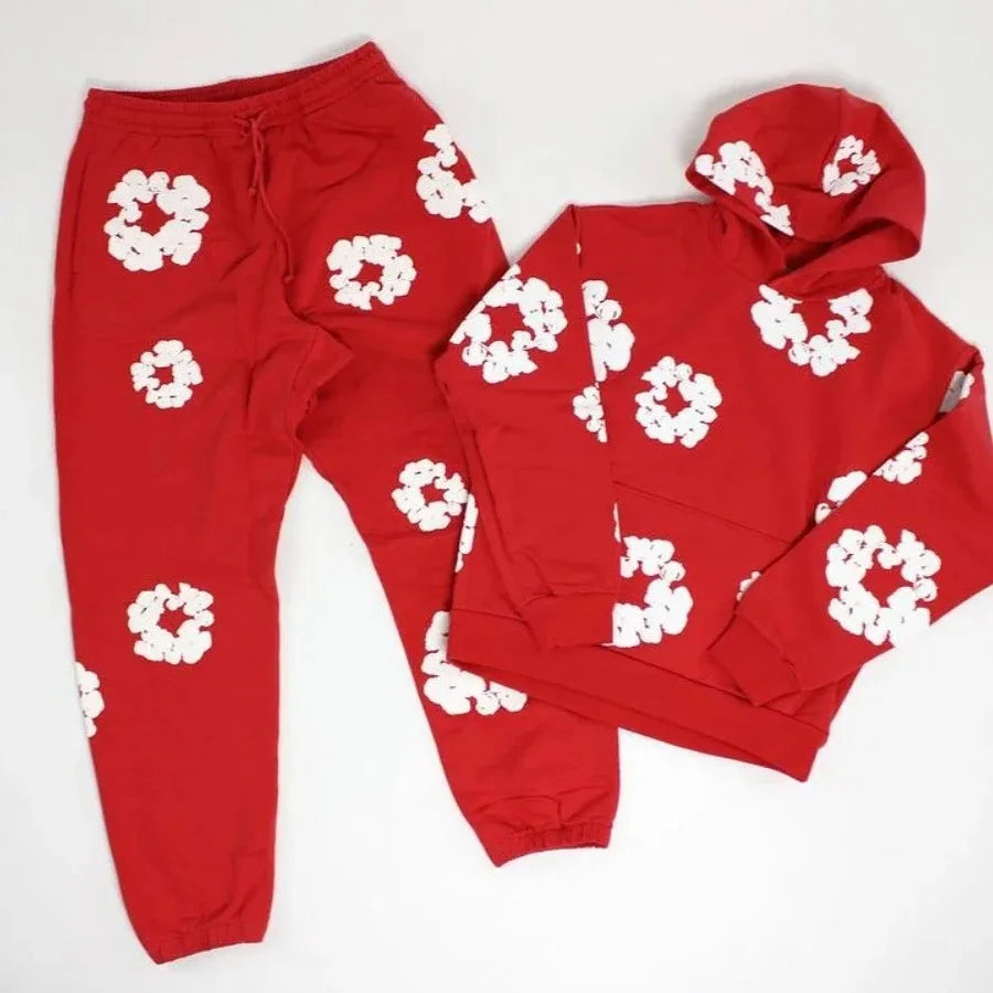 Demin Tears Hoodie-Set