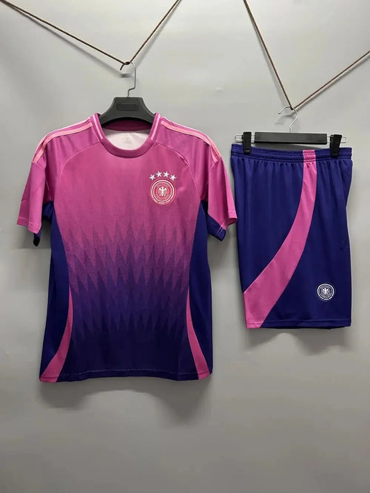 Cross-Border New Football Kit Set for Adults and Children Summer Competition Sports Quick Dry Short Sleeve Jersey Sport