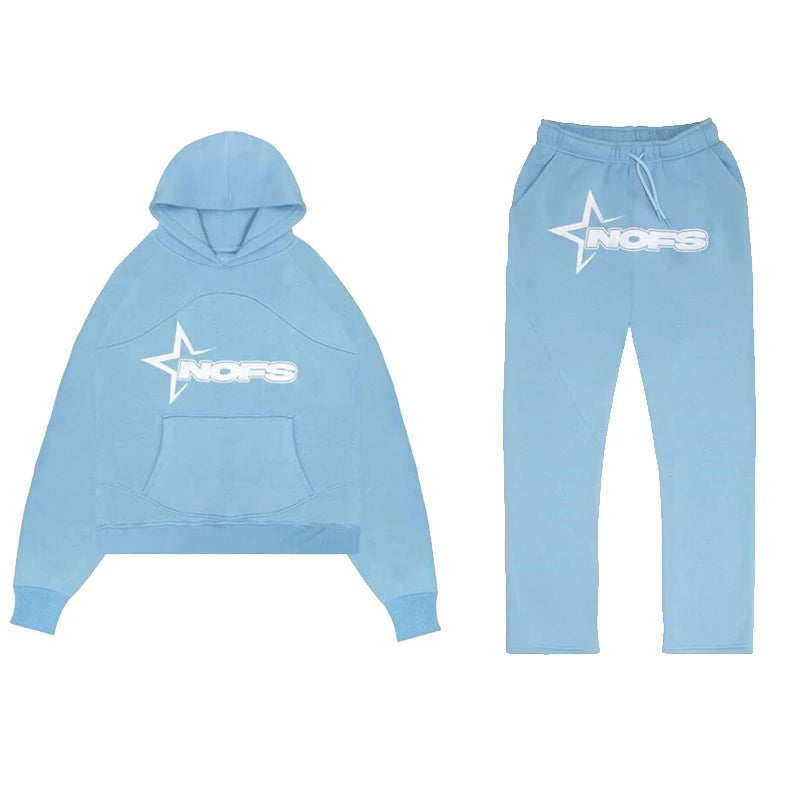 Y2K Hoodies Men Harajuku Hip Hop Letter Graphic Print Loose Sweatshirts 2024 Punk Rock Gothic Clothes Tops Goth Pants Streetwear